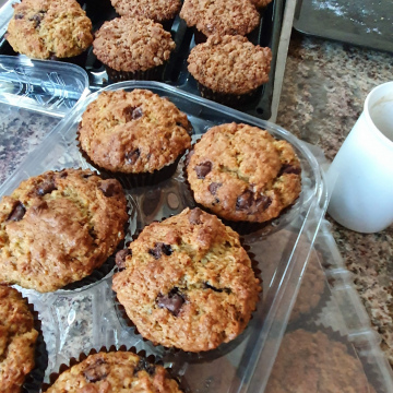 Piesang en Pekaneut Muffins x1